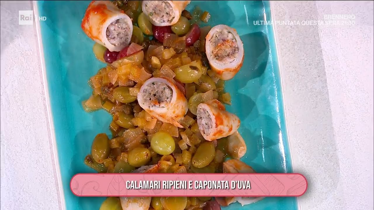 Calamari ripieni e caponata d'uva -  È sempre mezzogiorno 07/10/2024