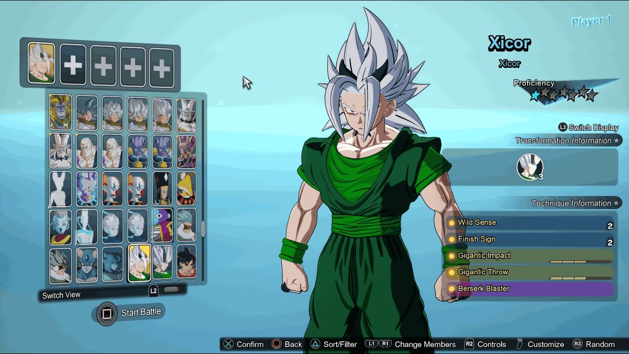 Dragon Ball Sparking Zero - Xicor VS Beerus