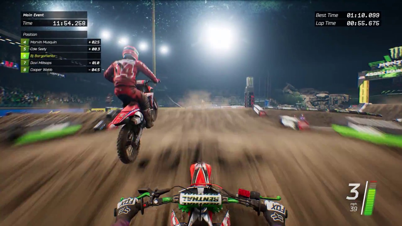 AMA Supercross Game Angel Stadium, Anaheim CA YouTube