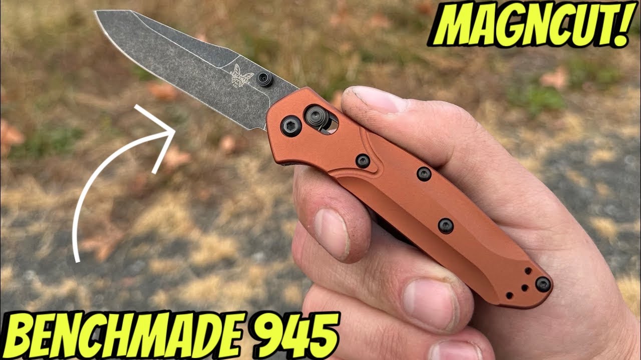 BEST EDC KNIFE MADE IN USA! Benchmade 945 Magncut Burn Chopper 