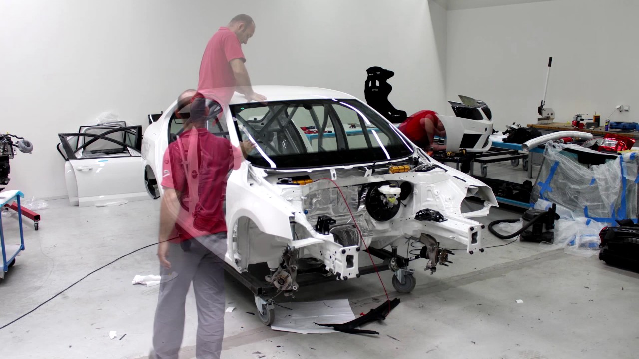 Škoda Octavia Cup - making of - time lapse video