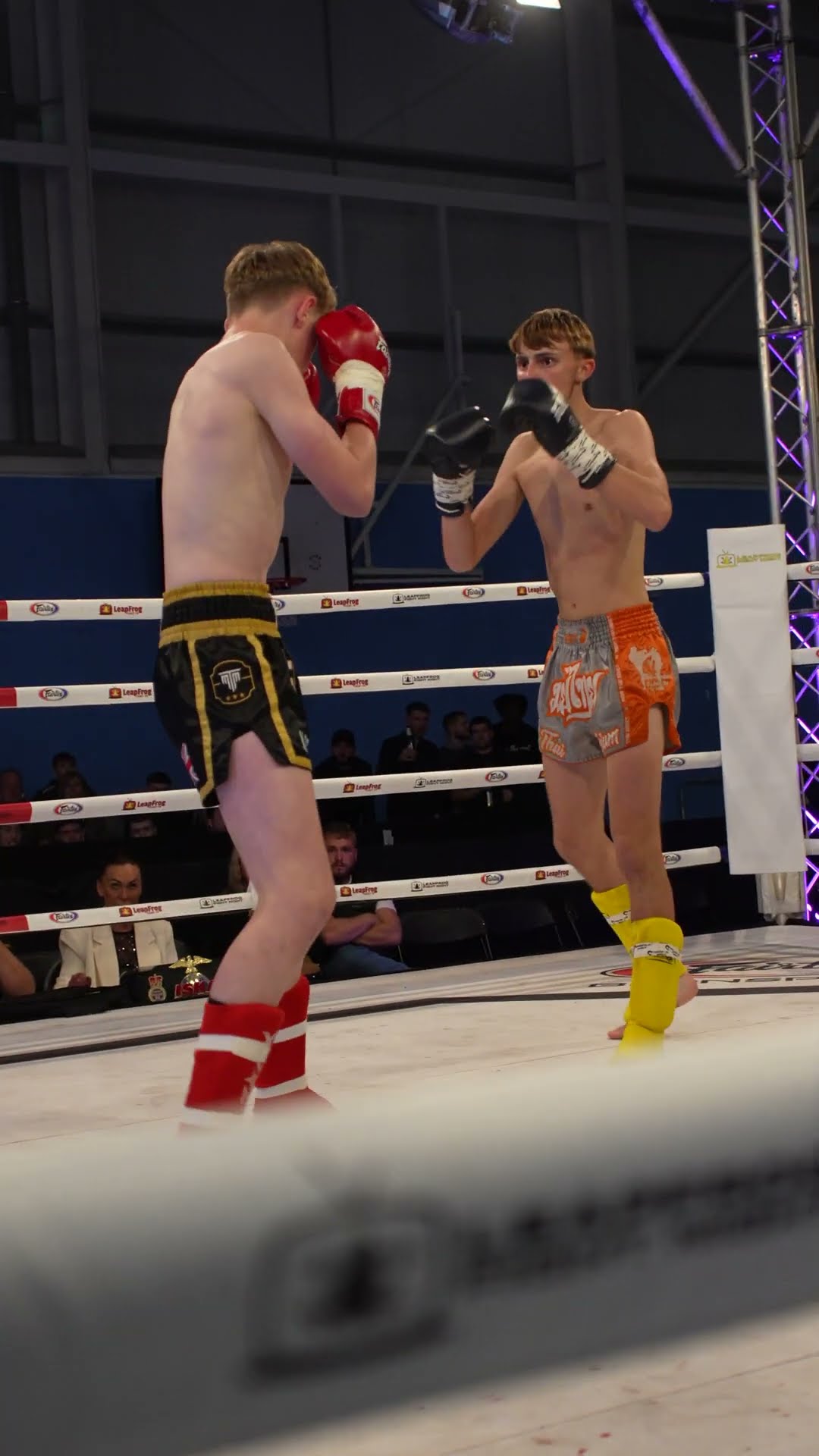 Karter Bond fighting Lennon Channell on LeapFrog Fight Night 2