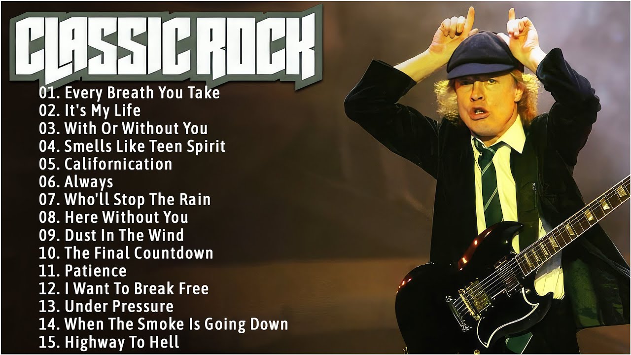 Aerosmith, U2, Led Zeppelin, AC/DC, Metallica, Bon Jovi - Best Classic ...