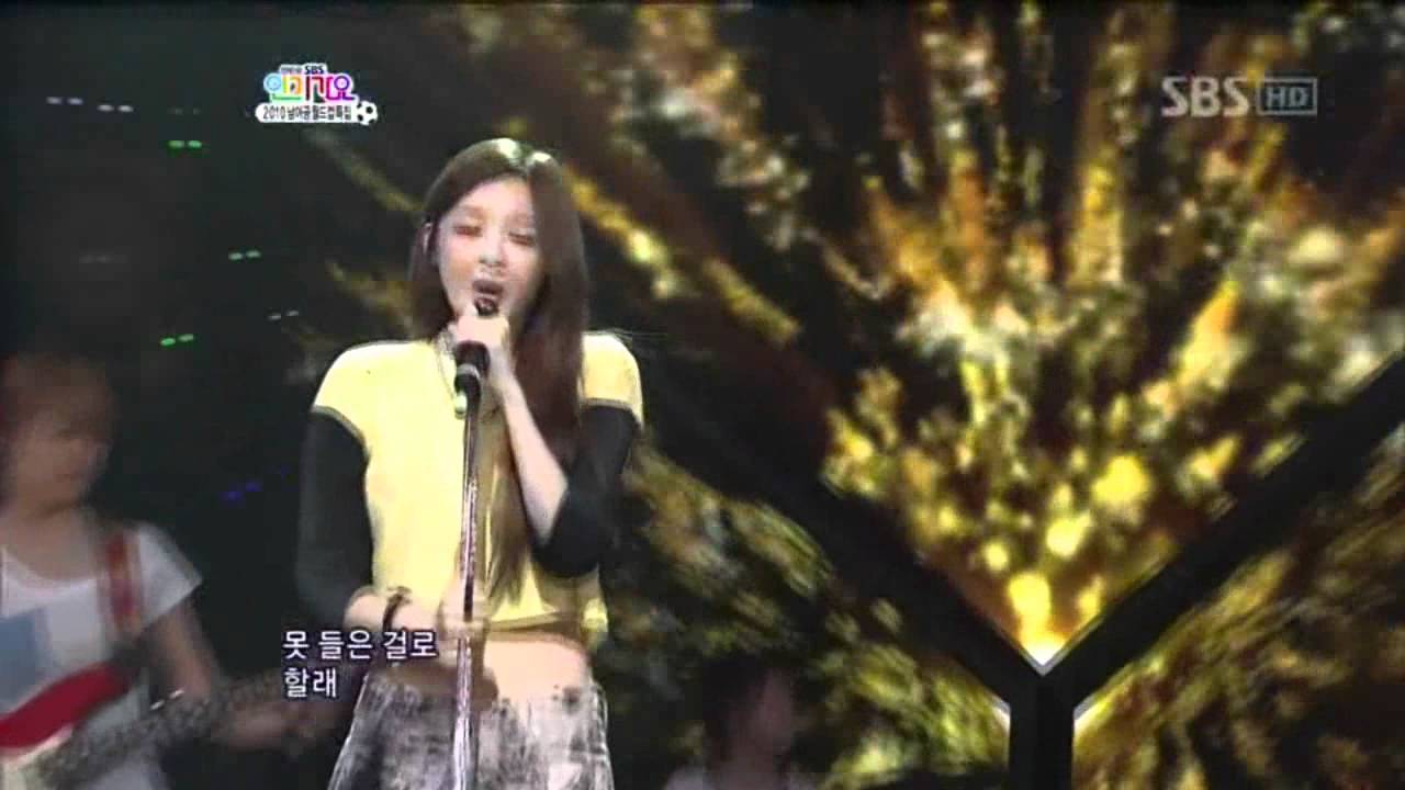 Davichi - Time please stop (다비치 - 시간아 멈춰라)  @ SBS Inkigayo 인기가요 100620