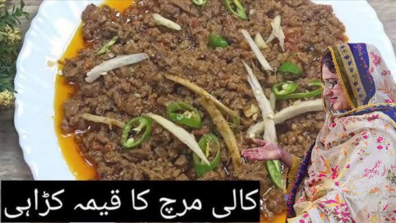 Black Pepper Mutton Keema Karahi’s Delicious Recipe By @My-Lifestyle-786 