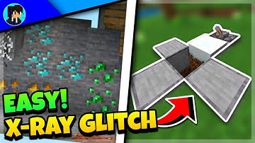 Secret X-RAY BUILD GLITCH Lets You See Underground in Minecraft Bedrock!
