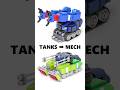 I Upgraded My Son's LEGO Combiner Tank Mech #LEGO #shorts