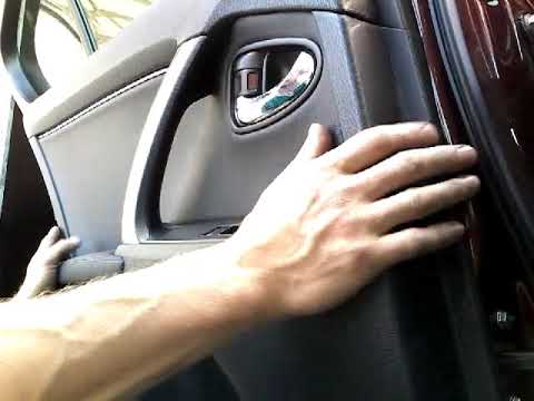 Как разобрать дверь на тойота авенсис 2007