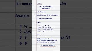 PART-1What areRational Numbers?