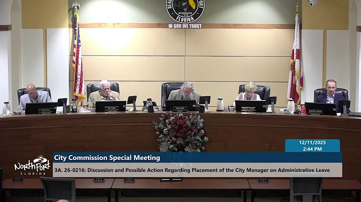 City Commission Special Meeting 2025-12-11
