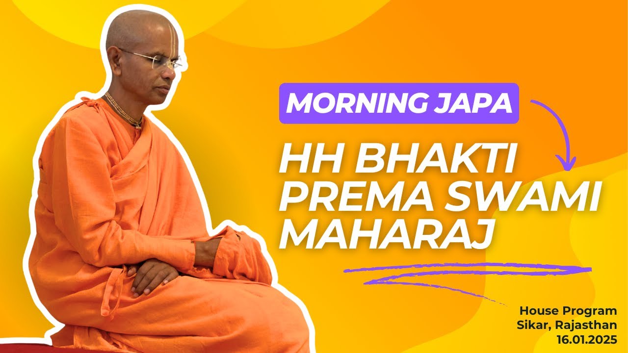 Morning Japa by HH Bhakti Prema Swami Maharaj