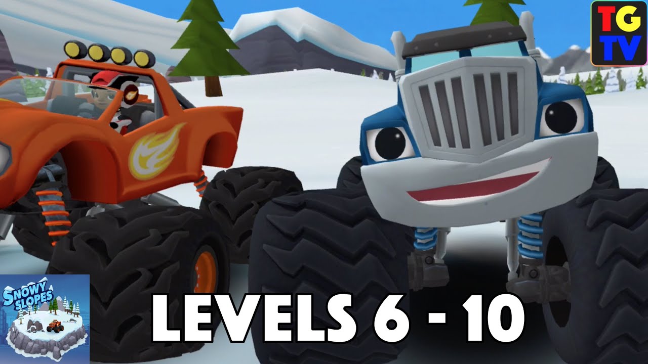Blaze and the Monster Machines - Snowy Slopes Levels 6 -10