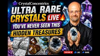 NEW CRYSTALS LIVE (October 2023) | Rare Crystal Showcase & Collector Treasures  2026 #crystal