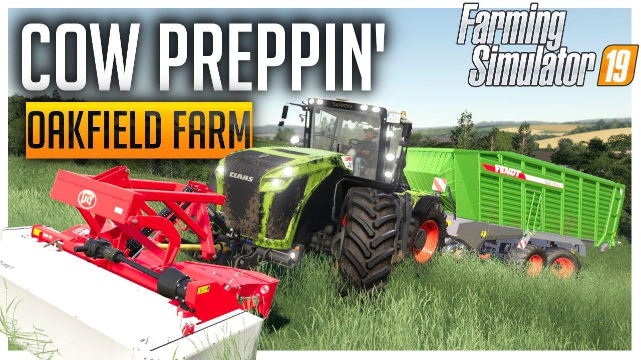 Putting our New Claas to Work Oakfield Farm Farming Simulator 19