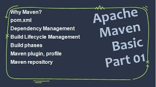 Maven Basic 01 - Why, pom.xml, Dependency Management, Build life cycle, Plugin and Profile Profile