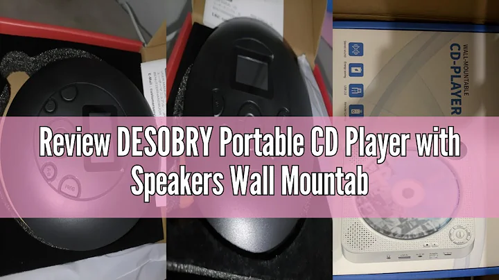 Review DESOBRY Portable CD Player with Speakers Wall Mountable, Personal CD Player with Bluetooth, F