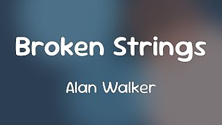 Alan Walker (Ft. Isabella Melkman &amp; Katherine O'Ryan) - Broken Strings  [Lyrics] #Shorts