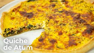 A Quiche de Atum mais Fácil do Mundo (Refeição Completa!) 🥧