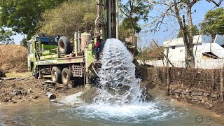 Borewell Drilling - 4 Hp Motor 225 Feet Deep boring With Coconut water checking Method | Borewells