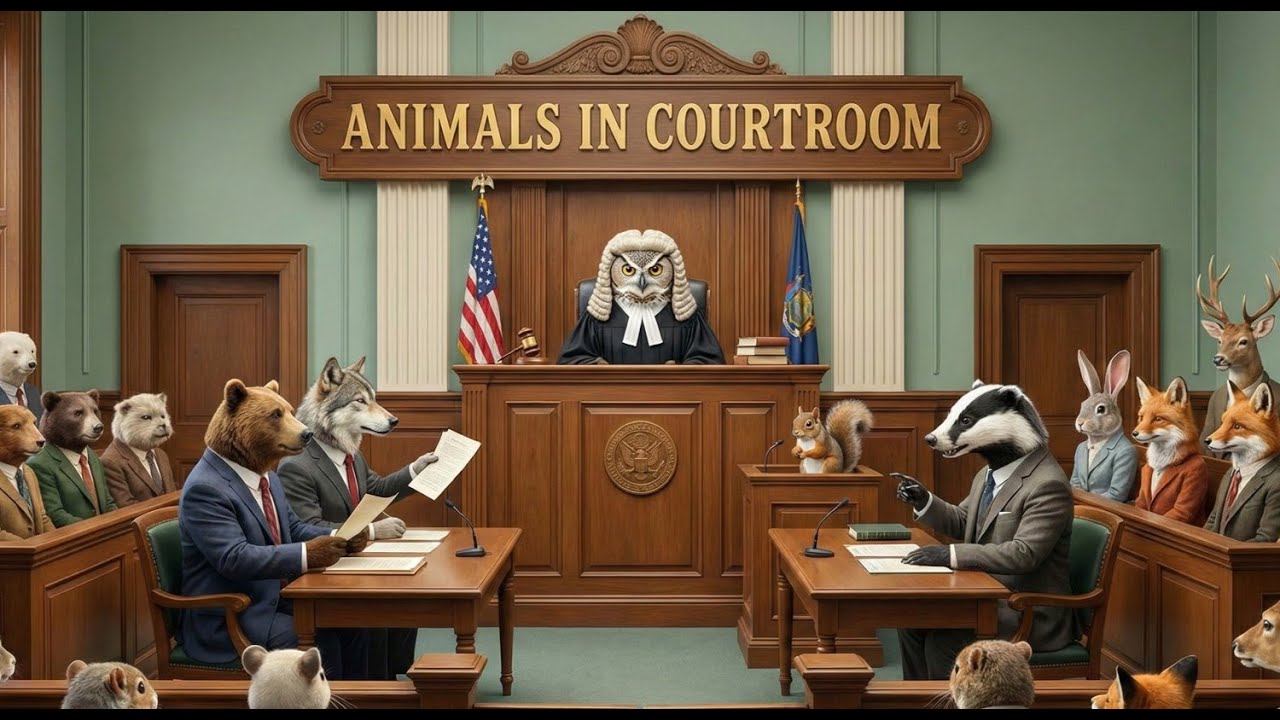 What if Animals were Lawyers | Animals in courtroom | Forest FM #court ...