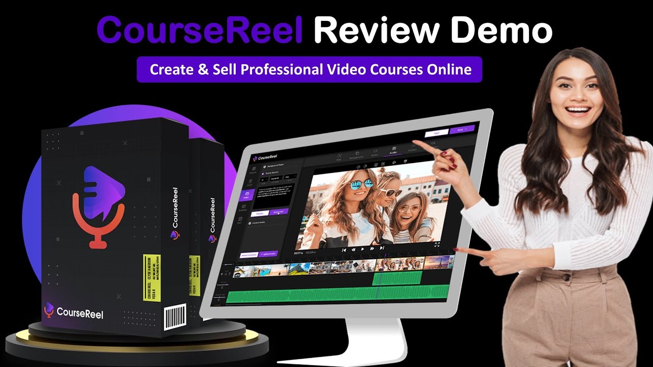 CourseReel Professional Review Demo | Video Course Creation