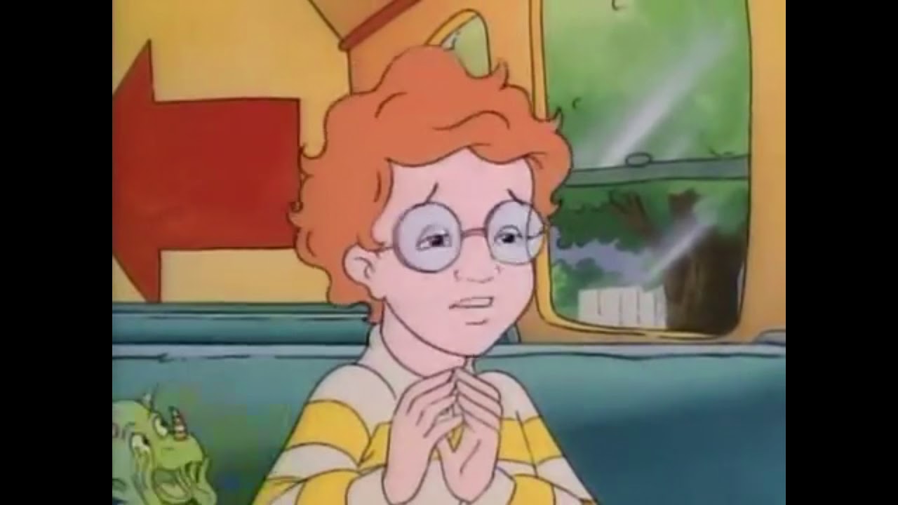 magic school bus except william throws a plastic toy into a puddle ...