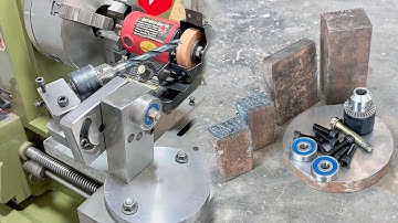 A new drill sharp tool making ideas on lathe | Amazing tool manufacturing skill