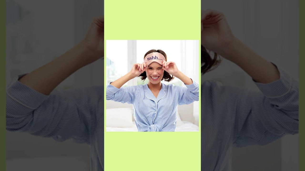 The Benefits Of Sleeping With An Eye Mask YouTube