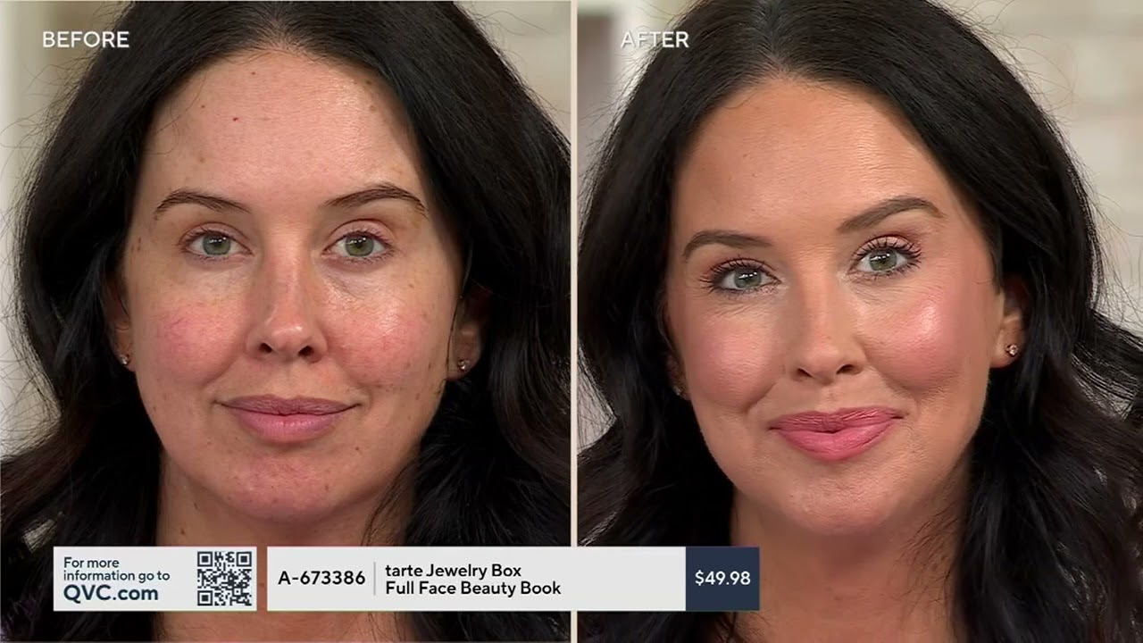tarte Jewelry Box Full Face Beauty Book on QVC