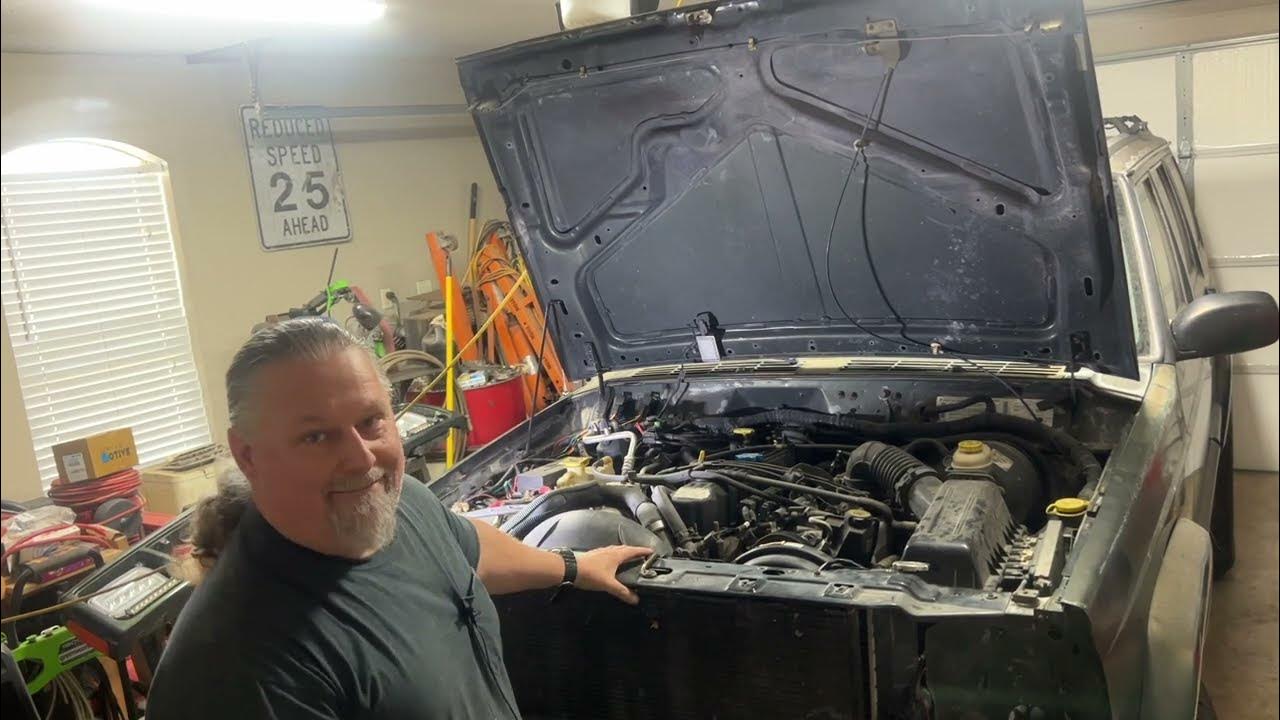 Jeep XJ cooling system maintainence - YouTube