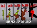 Evolution Of THE DEER MONSTER In Melon Playground 99 Days In The Forest People Playground mp3