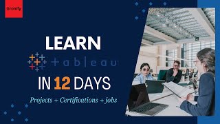 🔥 Launching 12 days Tableau development course | Tableau complete course for Job | Gronify