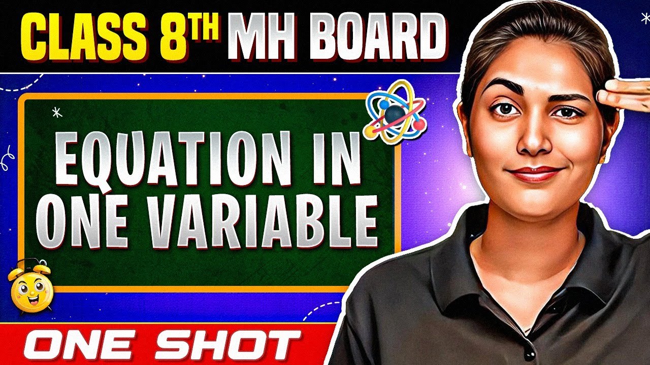 🔥Equation in One Variable in One Shot | Class 8 Maths | Maharashtra Board