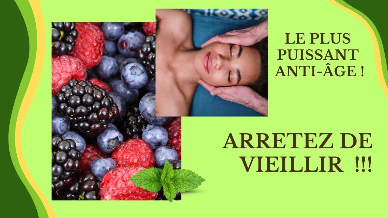 Le plus puissant Anti âge naturel! - YouTube