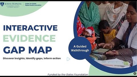 Evidence Gap-Map Walkthrough Video