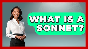What Is A Sonnet? - Fictional Journeys