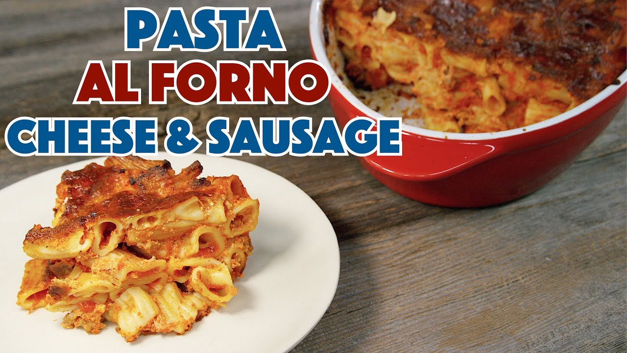 You'll Eat The Whole Pan! Baked Rigatoni With Sausage Recipe (PASTA AL FORNO) - Glen And Friend