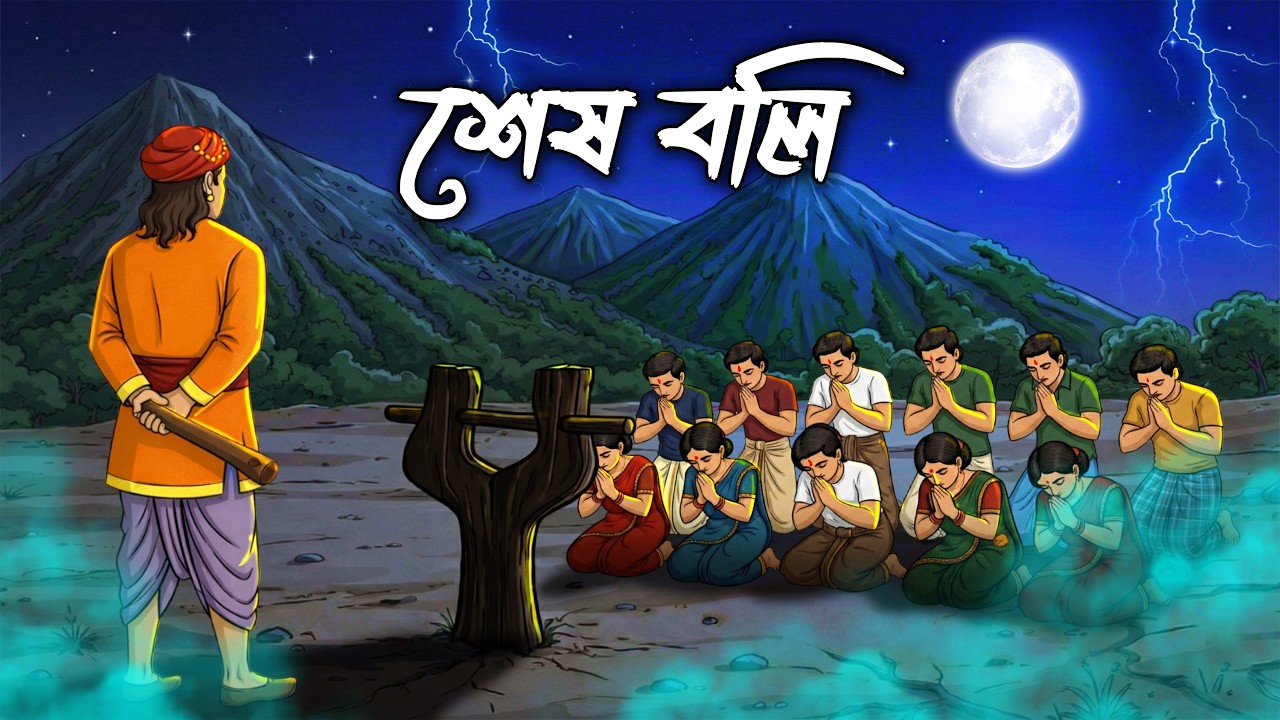 শেষ বলি | Sesh Boli | Taranath Tantrik | গ্রামবাংলার ভূতের গল্প |  Bangla Cartoon