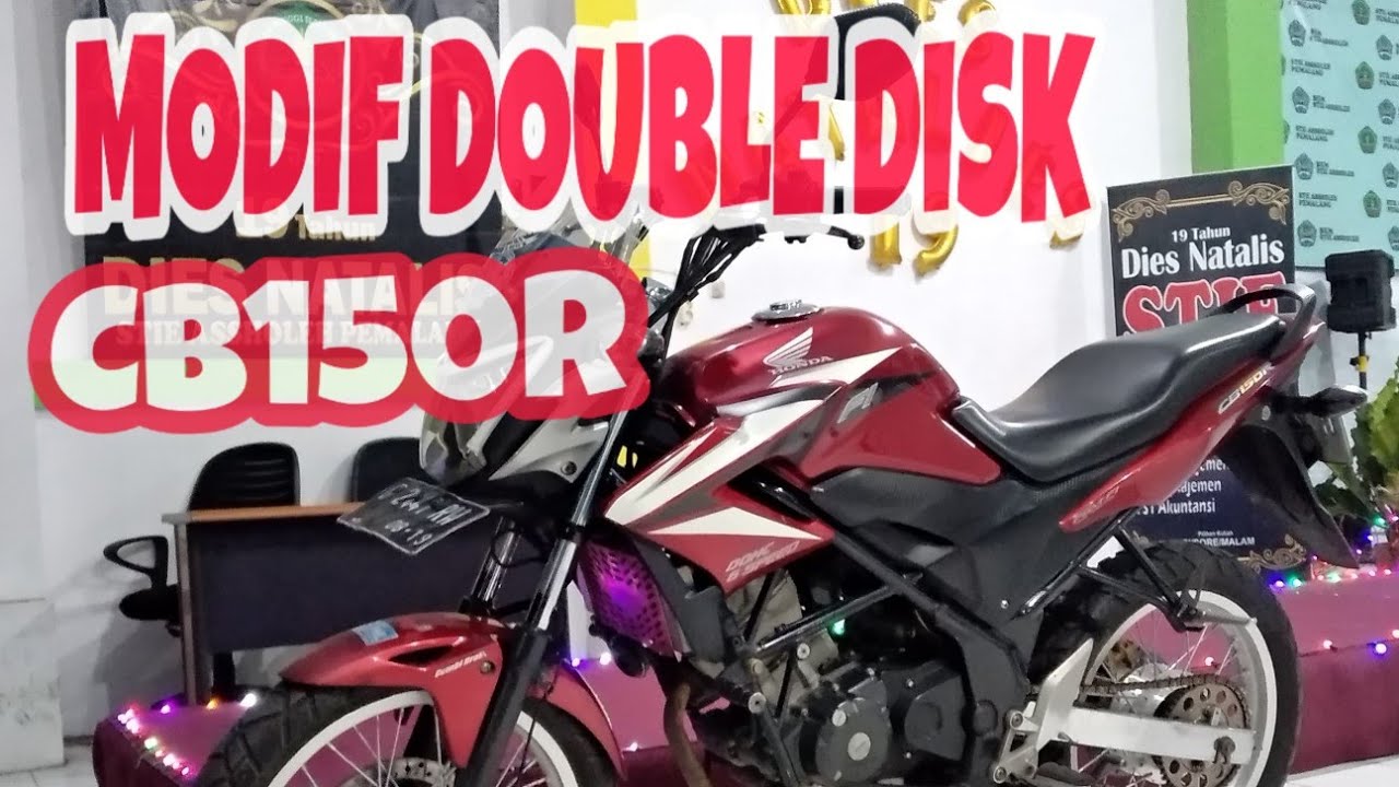 Modif Double Disk Honda CB150R - YouTube