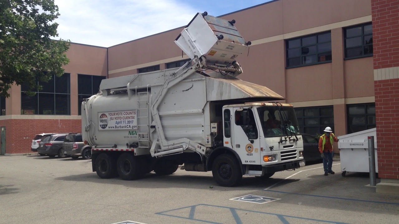 burbank trash truck - YouTube
