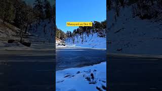 Snow Covered Munsiyari On 31 December 2024