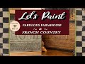 How to Chalk Paint a Sign Tutorial! | Easy Distress/Aging Techniques | Learn to Gold Gild!