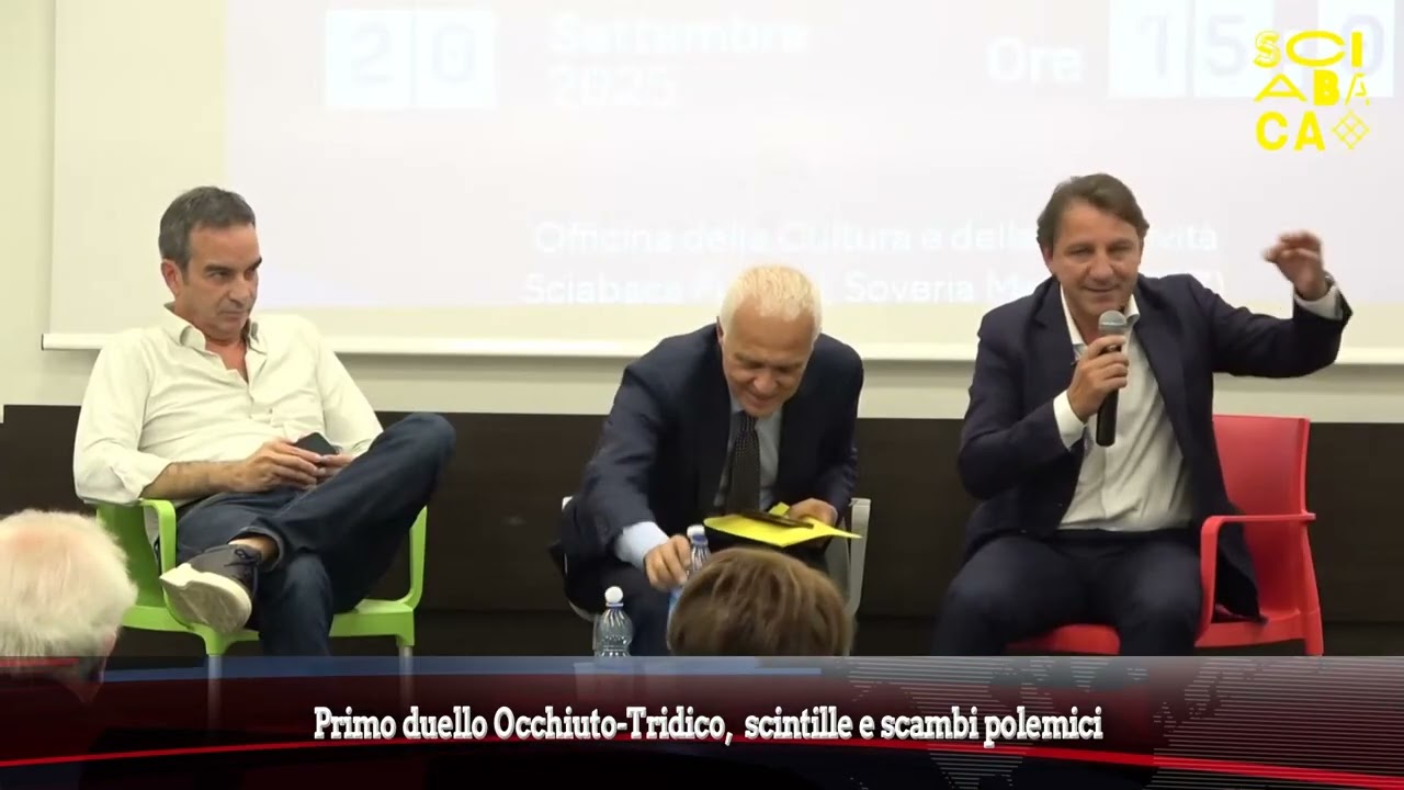 Scintille ma anche proposte. Il primo duello Occhiuto-Tridico: cultura e sanità terreni di contesa