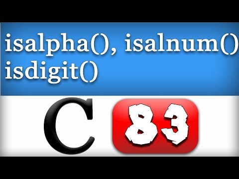 Video: Wat is Isalpha?