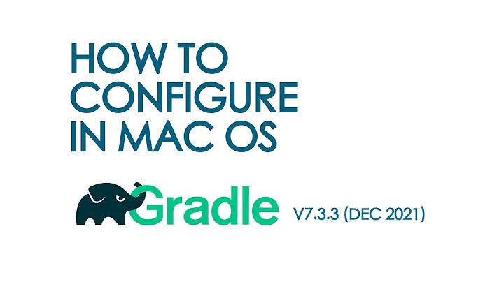 How to install Gradle 7.3.3 in MAC OS