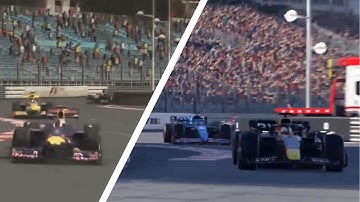 F1 2010 Intro - Original VS Remake [Side by Side Comparison]