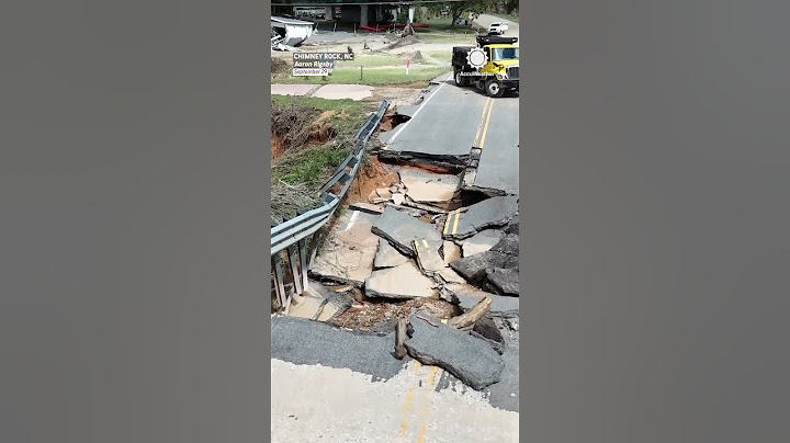 Chimney Rock, North Carolina Devastated by Helene