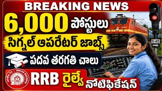 Rrb railway signal operator jobs 2026 10th class student supply RRB notification