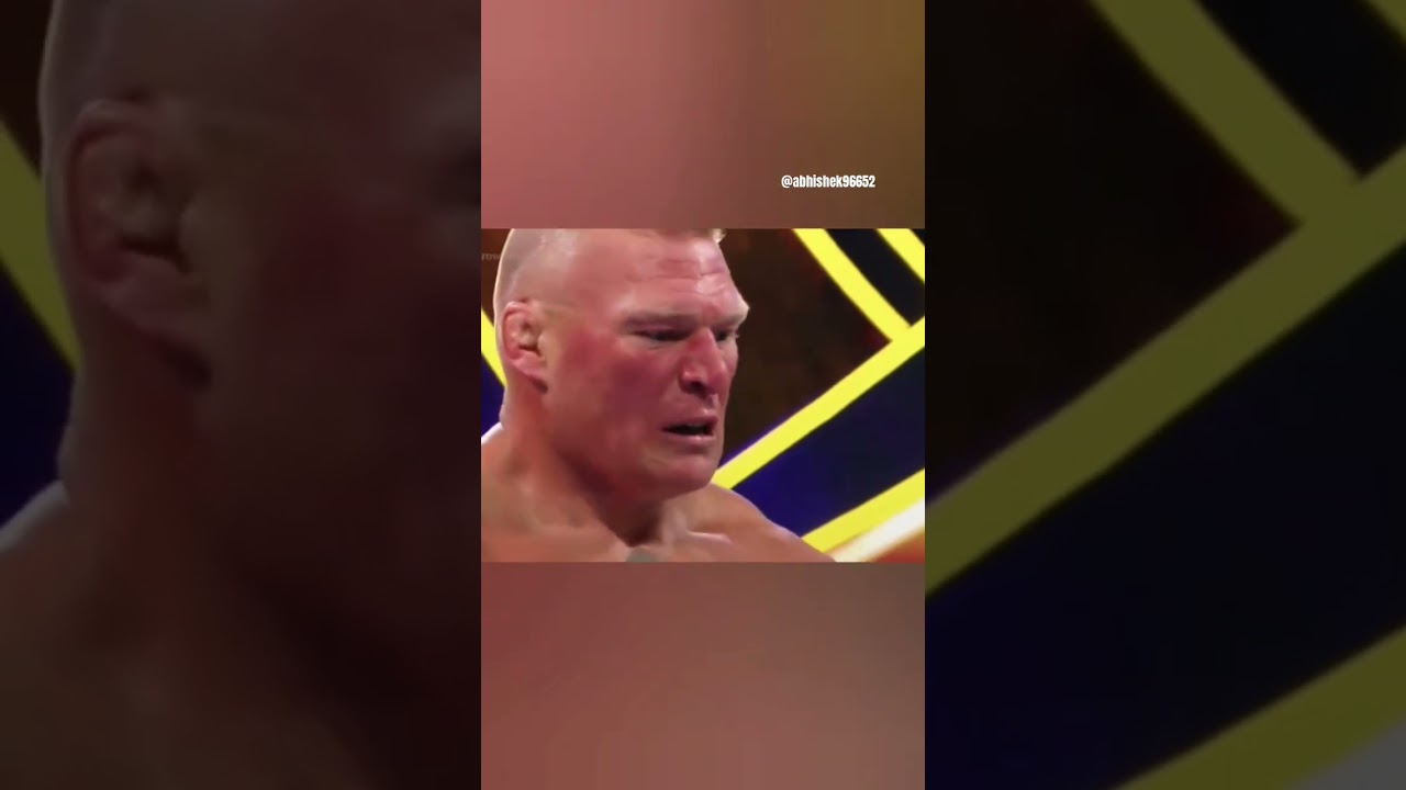 Brock Lesnar vs Braun Strowman Universal Title Match Crown Jewel 2018 