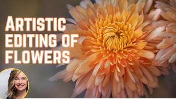 3 easy steps to edit flower images like a painting using Lightroom and Photoshop.